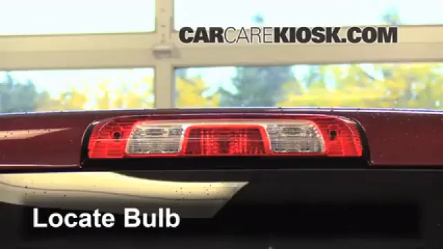 2014 Chevrolet Silverado 1500 LT 5.3L V8 FlexFuel Crew Cab Pickup Lights Center Brake Light (replace bulb)